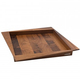 NH-Q wooden tray walnut, 52 x 52 cm