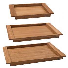 NH-E wooden tray oak, div. sizes