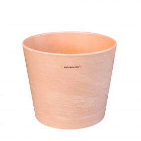 Ceramic flower pot with a terracotta look Ø 17.5 cm
