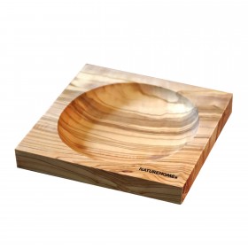 Herb board / change plate Olive wood 18 x 18 x 2.5 cm (-1.5 cm)
