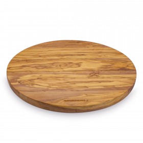 Cutting board Olive wood round, 35 cm, pizza board