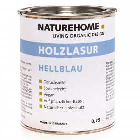 Holzlasur - hellblau 750 ml