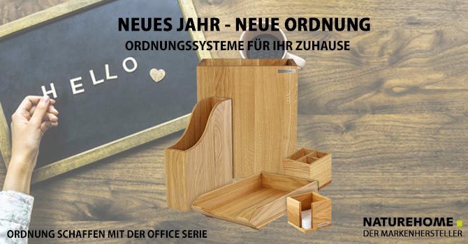 Design Büro Zubehör aus Holz
